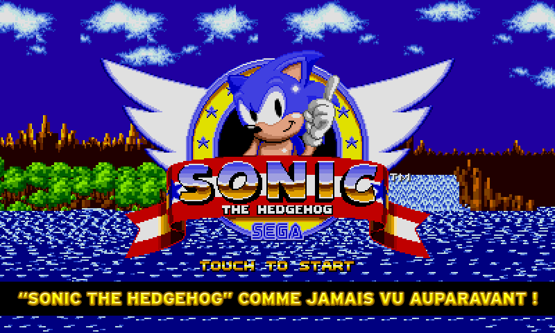 Android application Sonic The Hedgehog screenshort