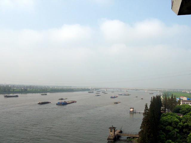 松浦大桥上