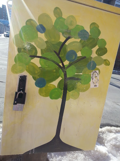 Tree Painted Power Box