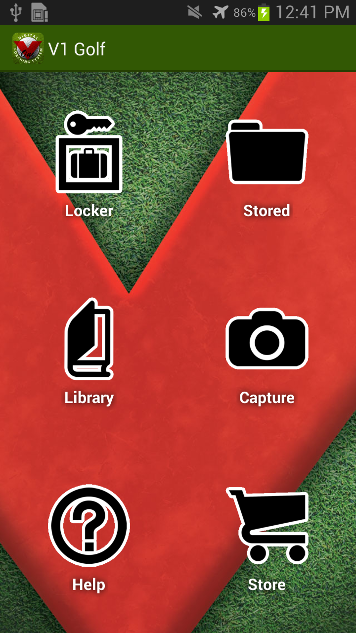 Android application V1 Golf Premium Unlocker screenshort