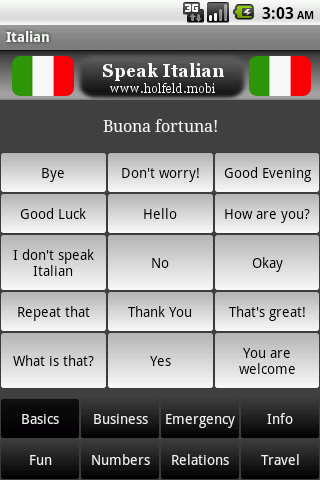 Speak Italian Free
