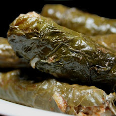 Mum's Dolmathes (Stuffed Grape Leaves)