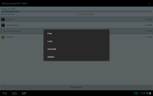 【免費工具App】Memory Cleaner for Tablet-APP點子