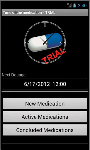 Time of the Medication - Trial