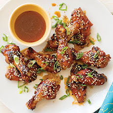 Honey-Sesame Grilled Chicken Wings