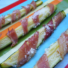 Zucchine Al Forno Con Parmigiano-Reggiano E Prosciutto