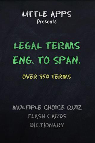 950+ LEGAL TERMS - Eng Spanish