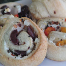 Olive Feta Pinwheels