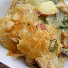 Country Chicken Casserole  Pie