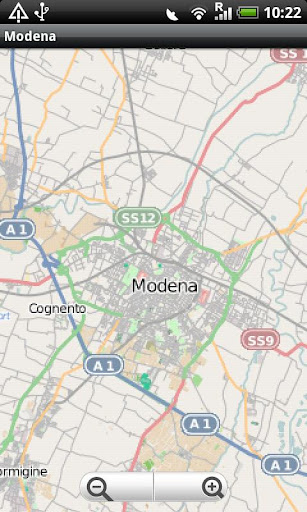 Modena Street Map