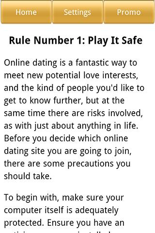 【免費娛樂App】Golden Rules of Online Dating-APP點子