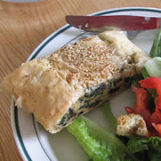 Mushroom, Spinach and Cheese Torta