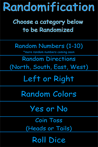 Randomification