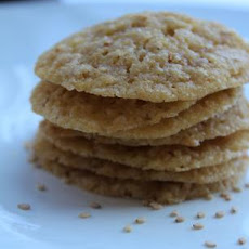 Sesame Cookies (Benne Wafers)