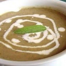 Roasted Mushroom and Sunchoke Bisque
