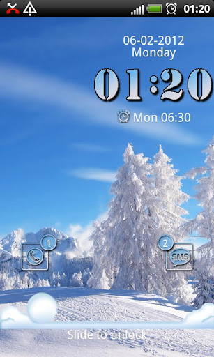 Winter GO Locker theme