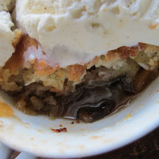 Coffee Cup Apple Cobbler with Dried Figs, Apricots, and Walnuts