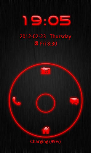 【免費個人化App】Go Locker Theme Red Tech-APP點子