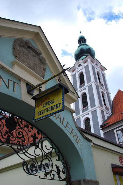 庫倫洛夫市街的一隅。