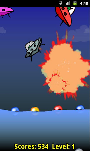 【免費街機App】Alien Splash II-APP點子