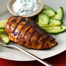 Bahamian-Spiced Chicken with Yogurt-Cilantro Sauce
