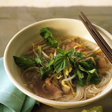 Vietnamese Beef Noodle Soup with Ginger
