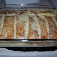 Crab and Shrimp Crepes With Mornay Sauce
