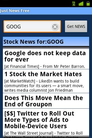 Just Market News Free