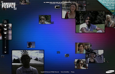 Samsung site screen