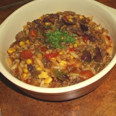 Cilantro Beef Orzo