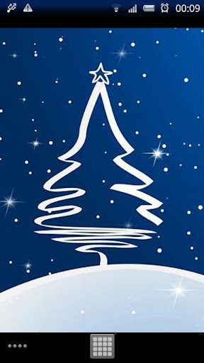 Blue Xmas Live Wallpaper