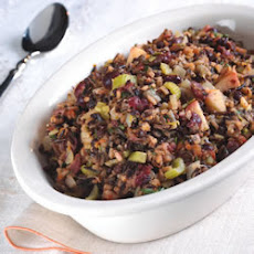 Rice Stuffing with Apples, Herbs, and Bacon