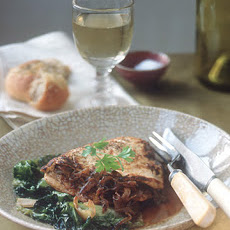 Chicken Breasts Filled with Onion Jam