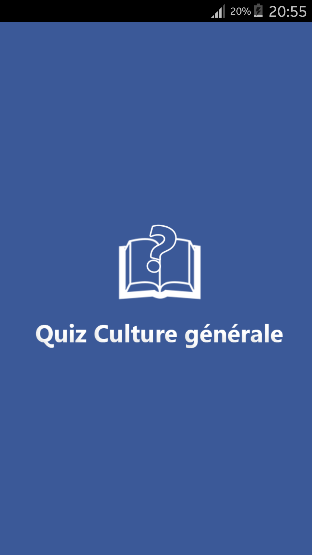 Android application Quiz Culture Generale screenshort