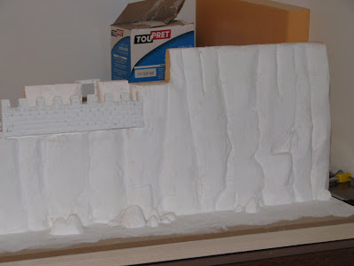 Maquette - Après le passage de l'enduit