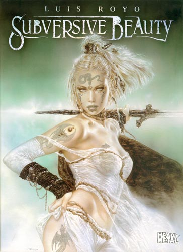 Couverture de l'artbook Beautés Subversives, de Luis Royo