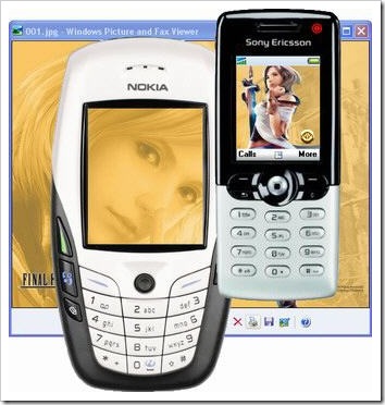 Make yourself a mobile phone wallpaper from your favorite pictures
