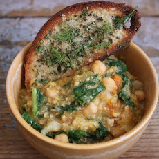 Ceci Bean Stew With Cavolo Nero & Herb Dusted Crouton