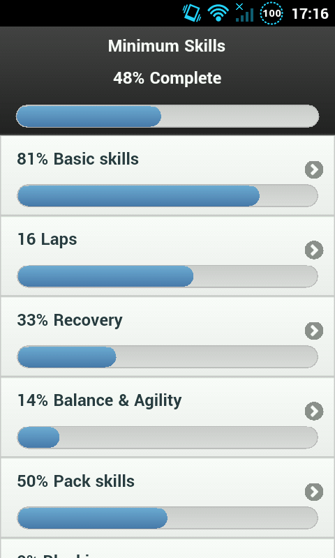 Android application Minimum Skills - Roller Derby screenshort