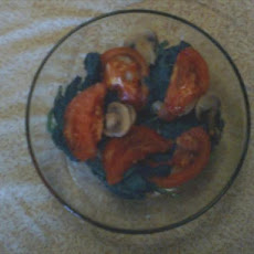 One Step Spinach Scramble