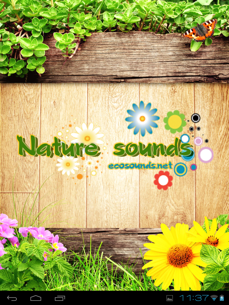 Android application Nature sounds - Ecosounds screenshort