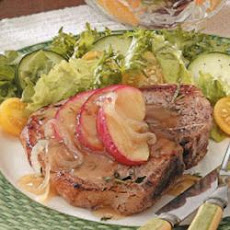 Apple-Glazed Pork Chops