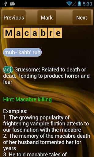 powervocab-vocabulary-word-app for android screenshot