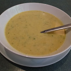 Alice Water's WONDERFUL SPICY CAULIFLOWER SOUP WITH A TWIST