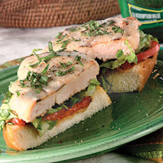Open-Faced Mediterranean Grilled Chicken Sandwiches