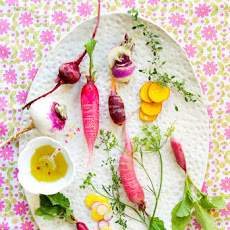Roasted Root Vegetables with Coriander and Lemon Thyme