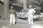Jerry _amp_ John Bennette with fish catch 1953 Jerry _amp_ John Bennette with fish catch 1953