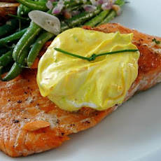 Salmon With Saffron Cream Sauce