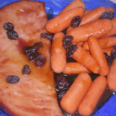 Ham Baked With a Cider Raisin Glaze