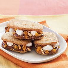 Hazelnut-Sugar Cookie S'mores